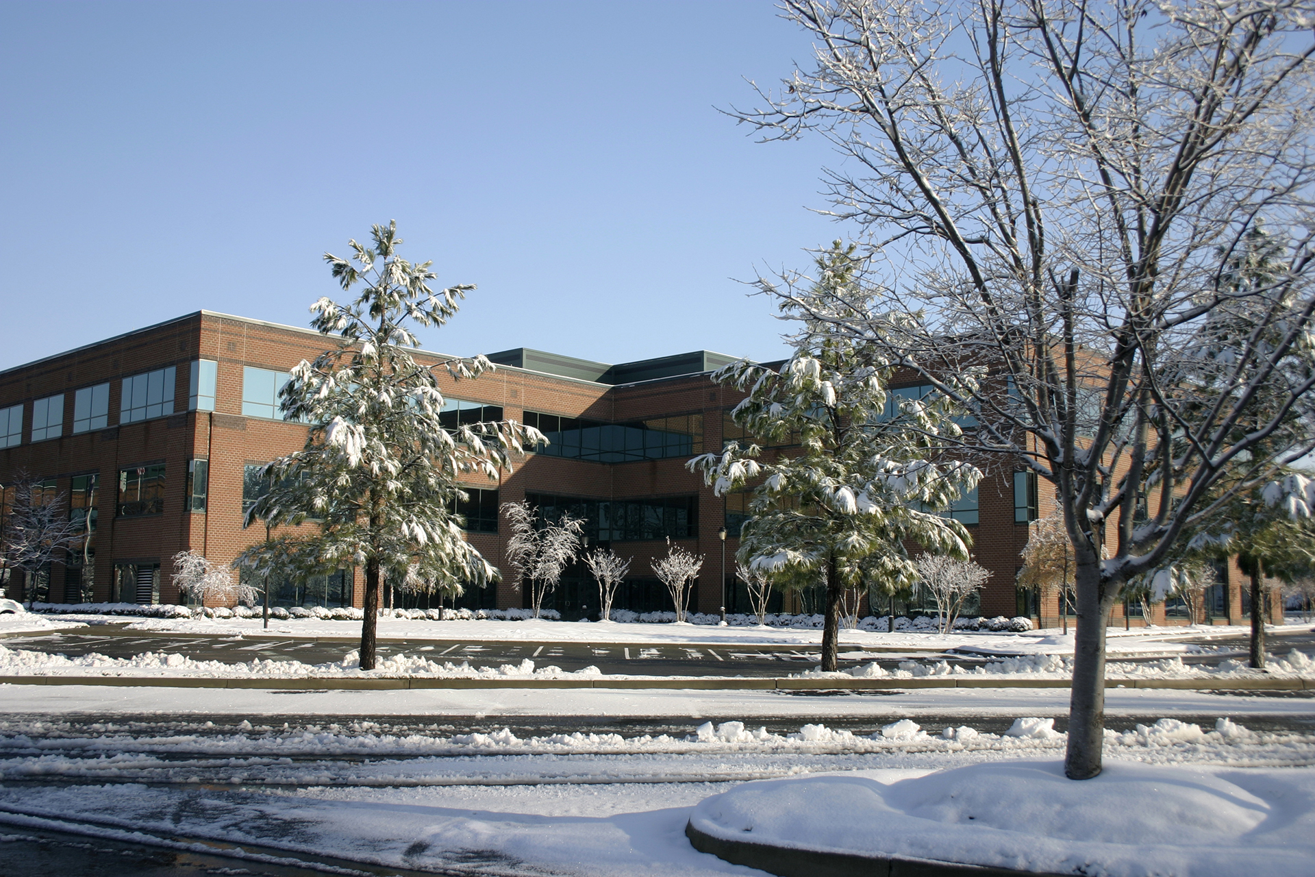 Office Building in Winter