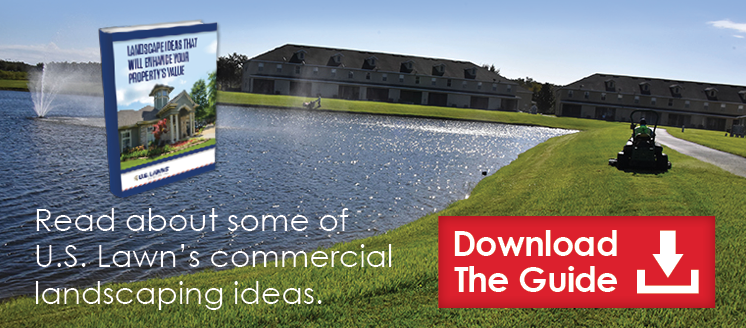 Read about some fo U.S. Lawns' commercial landscaping ideas. Download the Guide.