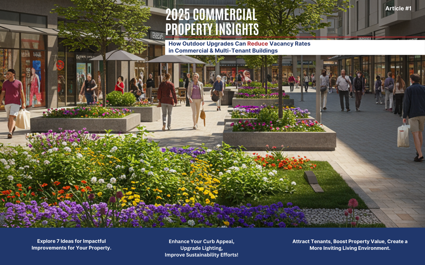 How Outdoor Upgrades Can Reduce Vacancy Rates in Commercial & Multi-Tenant Buildings